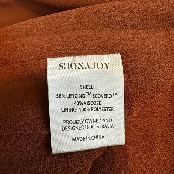 Shona Joy La Lune Asymmetrical Gathered Maxi Formal Party Evening Size US 6 - Picture 11 of 14